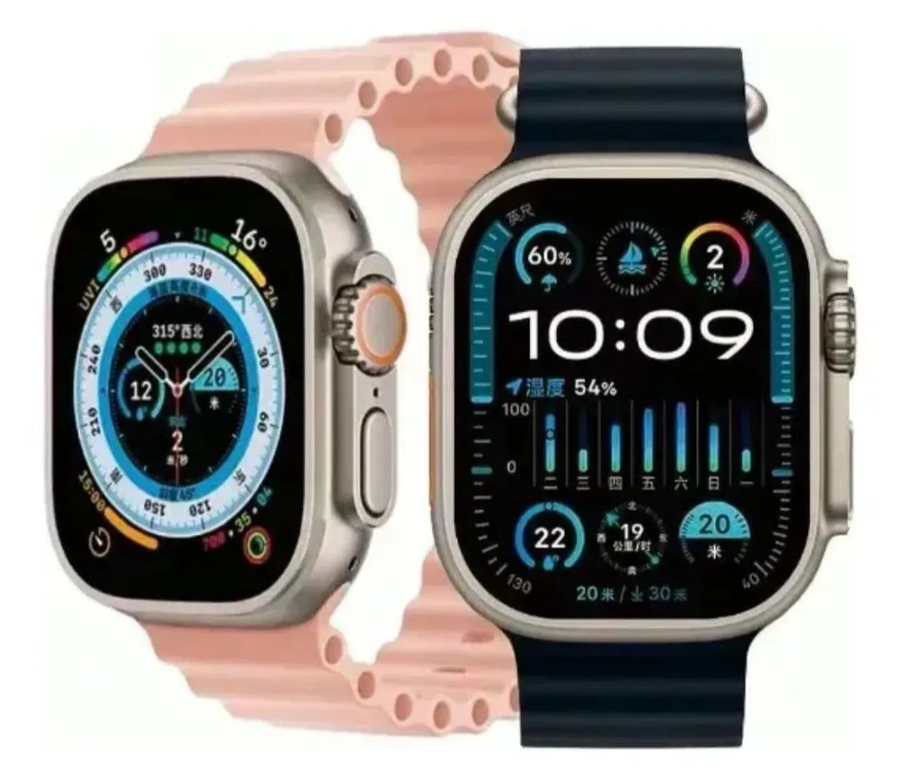Relógio Smartwatch Super Amoled C/4 Pulseiras 