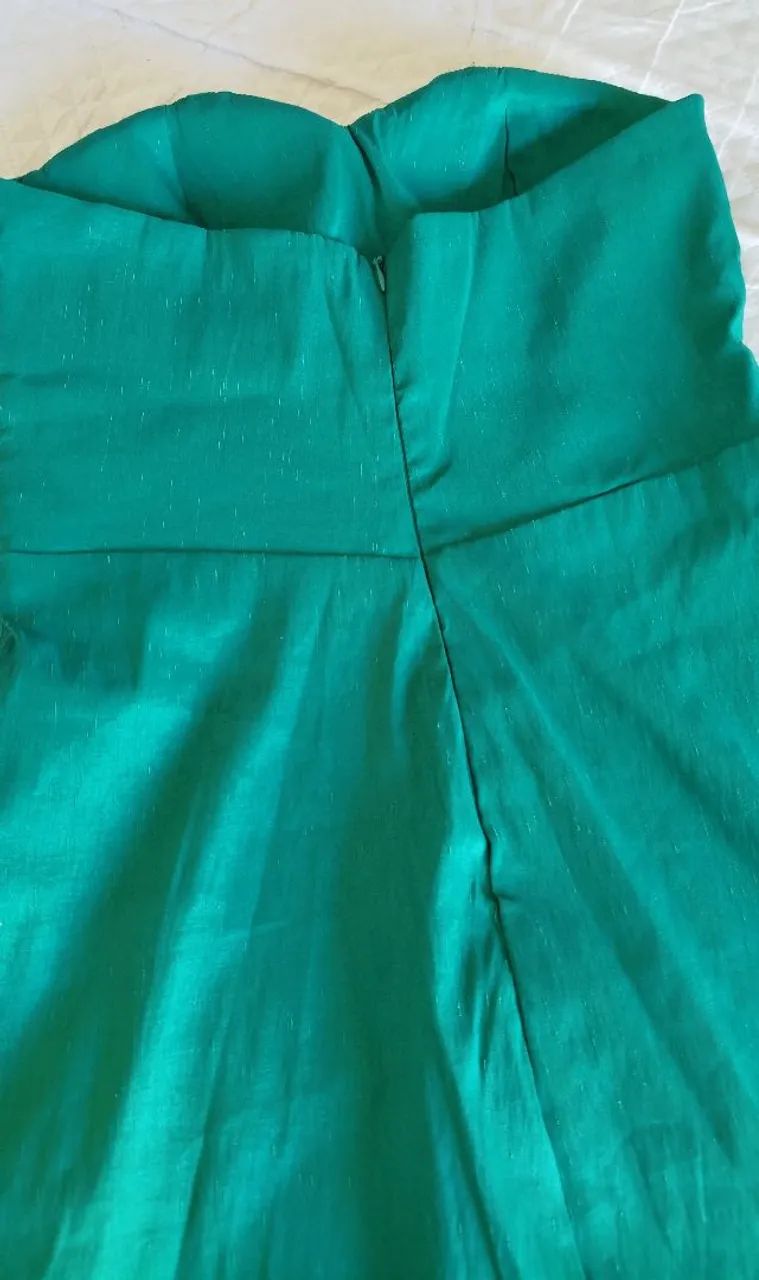 Vestido verde festa - M  - Foto 5
