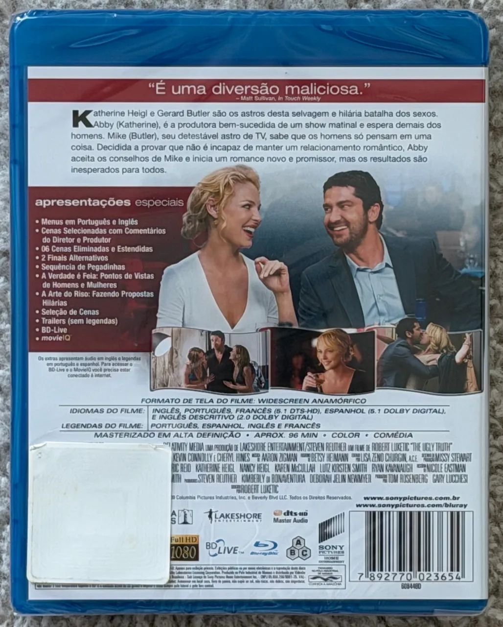 Blu-ray A Verdade Nua e Crua (original e lacrado) - Foto 2