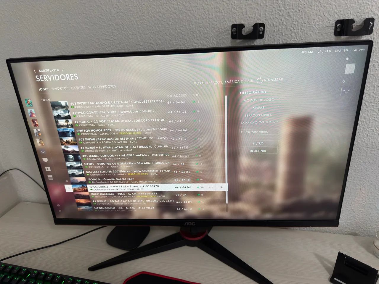 Monitor AOC Hero 27 pol. / 144hz Full HD - Foto 2