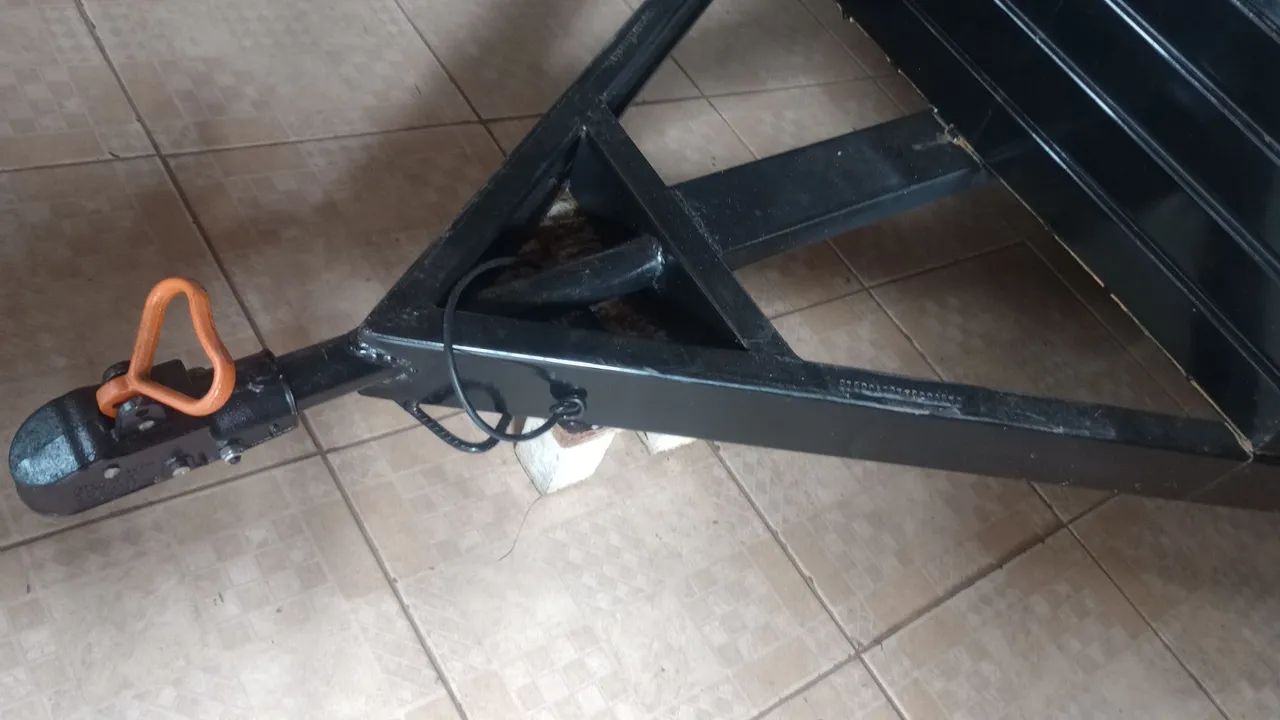 Carretinha chapa grossa legalizada metragem dispenso curiosos 1.73por 1.13 - Foto 3