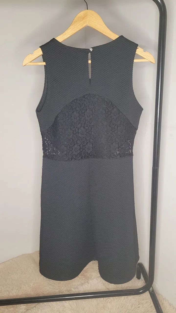 Vestido curto preto regata - Tamanho G - Foto 3