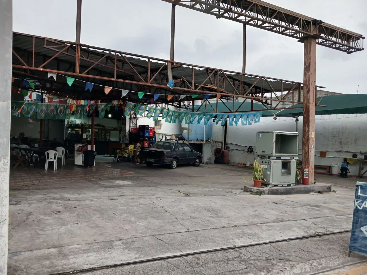 Bar e área para lavar rápido 