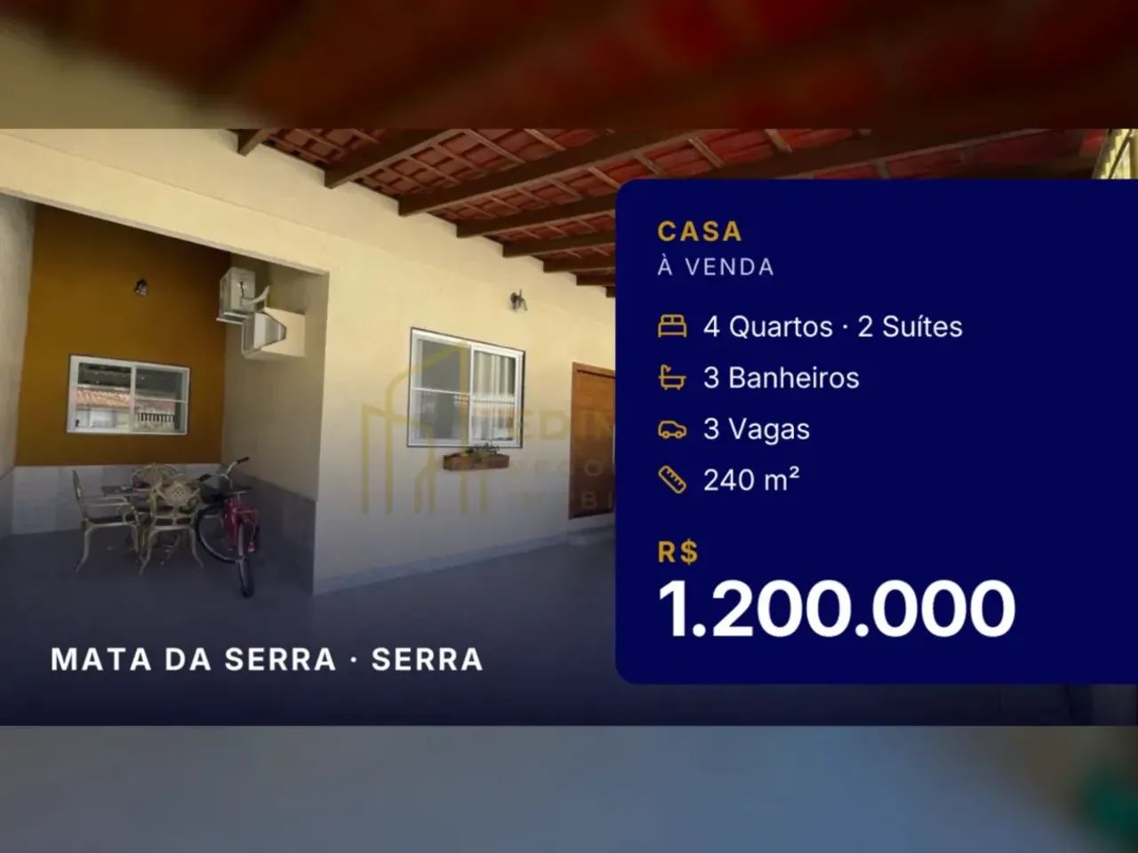 Exclusiva casa com área gourmet na Mata da Serra!