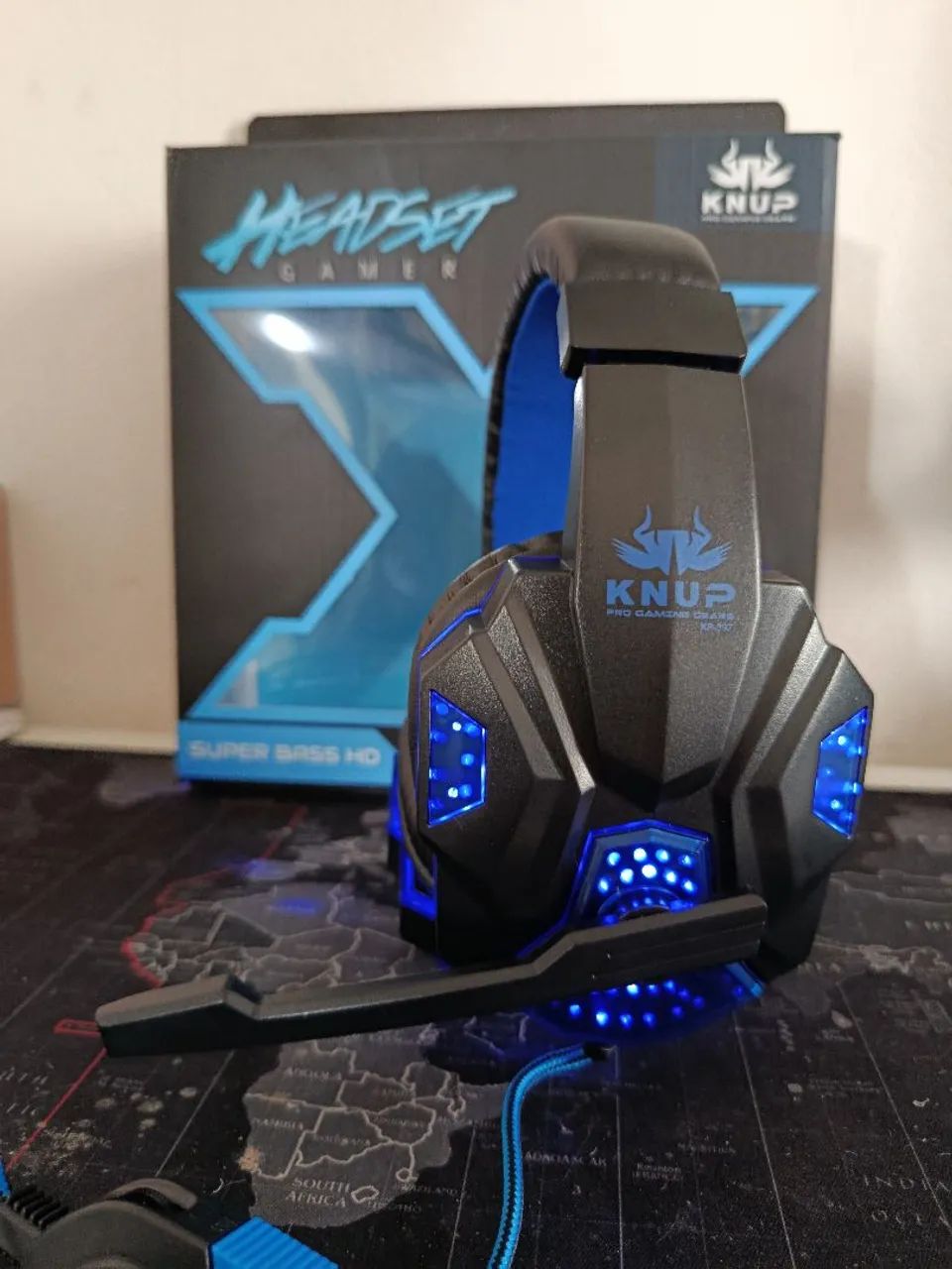 Headset gamer com LED para games,PCs, Notebooks e celular/ MEGA PROMOÇÃO 