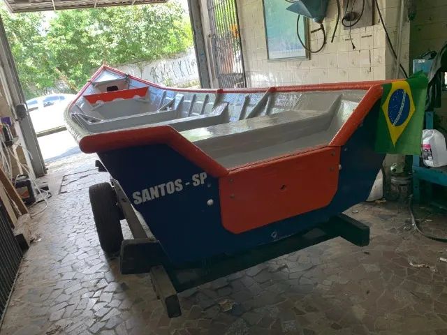 Barco Fibra Borda Alta quebra ondas 6,50 metros 21 pés - Foto 10