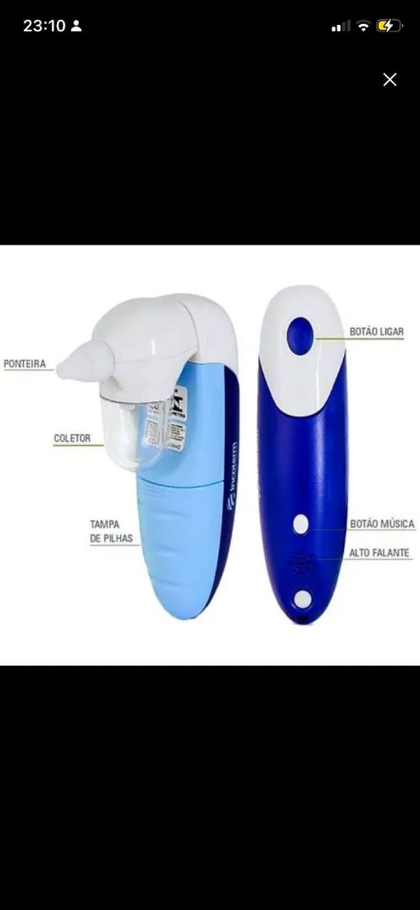Aspirador Nasal Eletrônico novo lacrado na caixa e nota fiscal - Foto 3