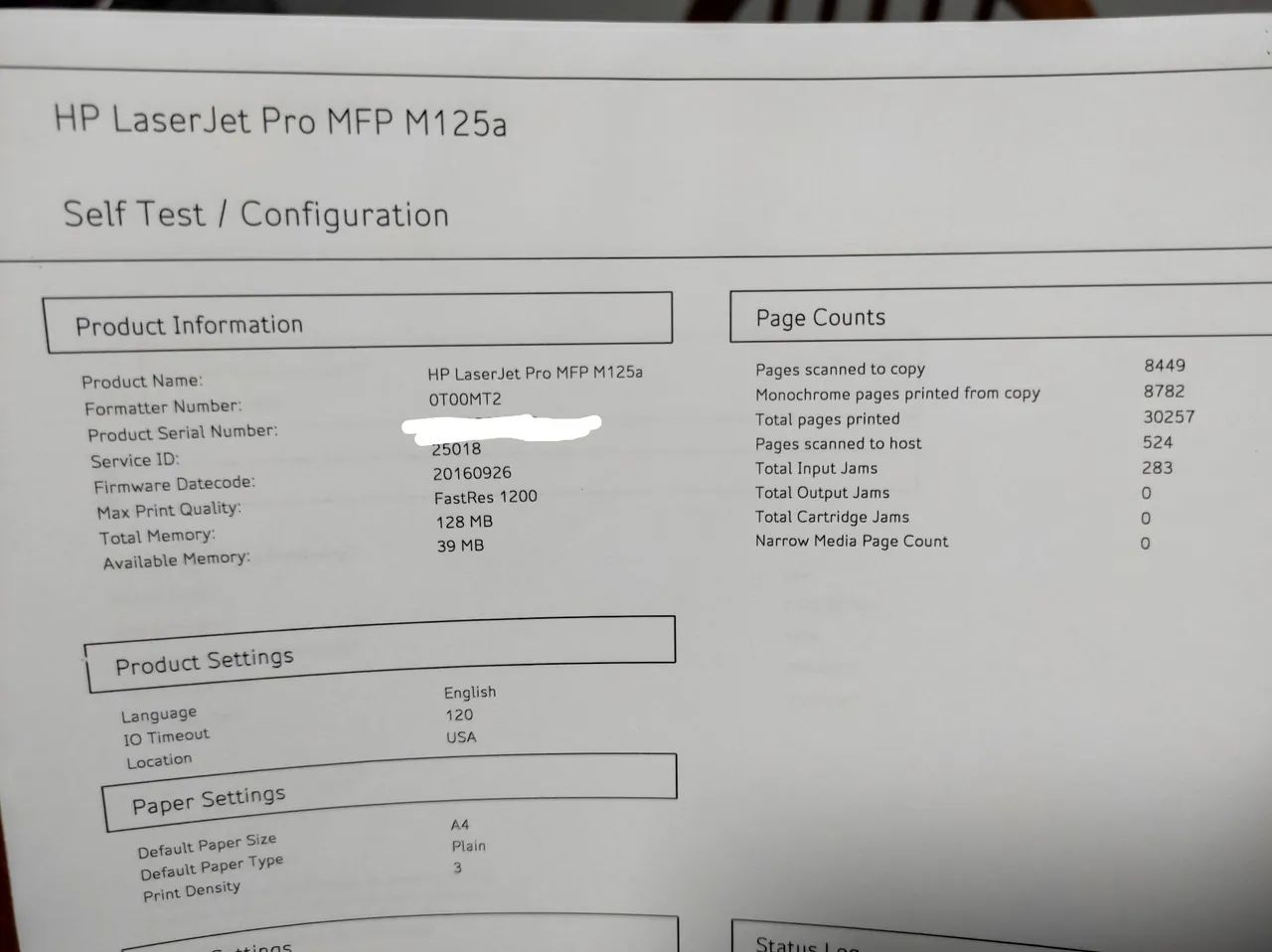 Impressora LaserJet Pro M125A + Transformador + Cabos - Foto 5
