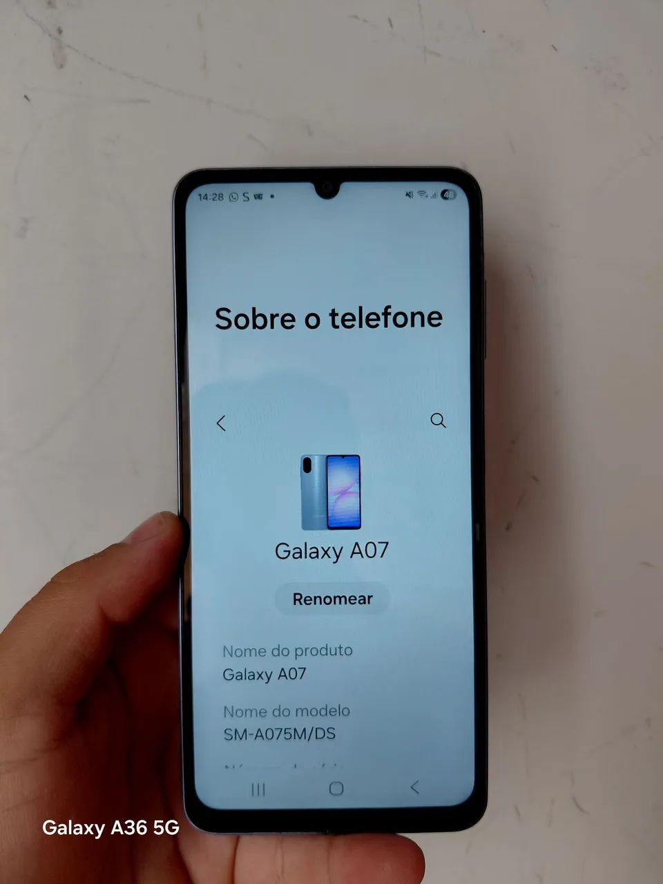 Samsung A07 excelente 