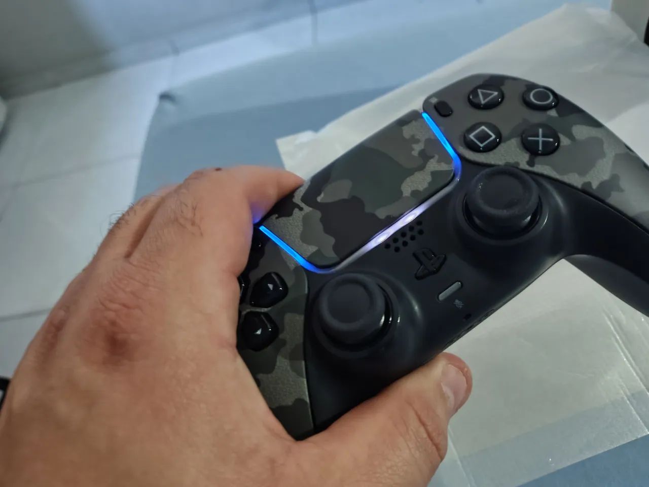 Controle dualsense PS5 camuflado  - Foto 4