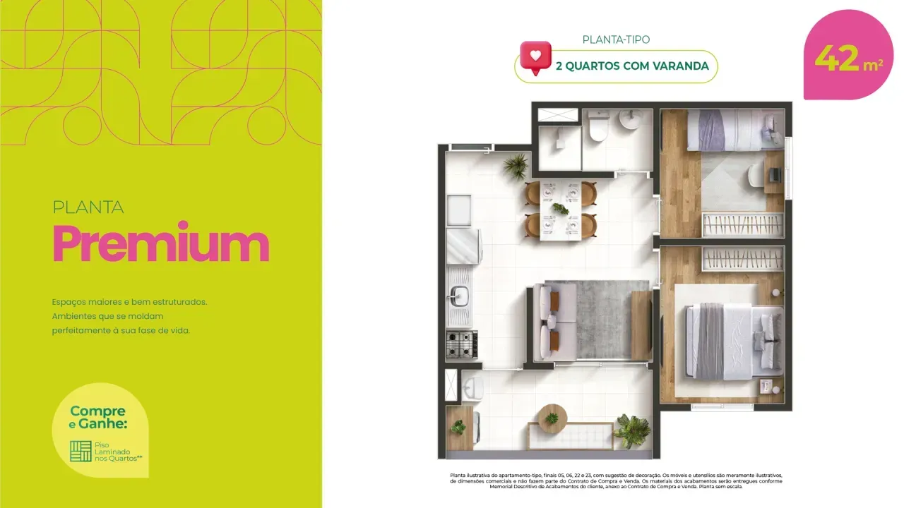 PLANTA 42m²