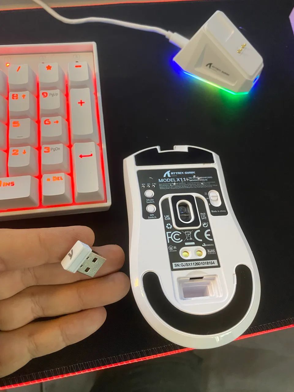 MOUSE GAMER ATTACK SHARK X11 SE