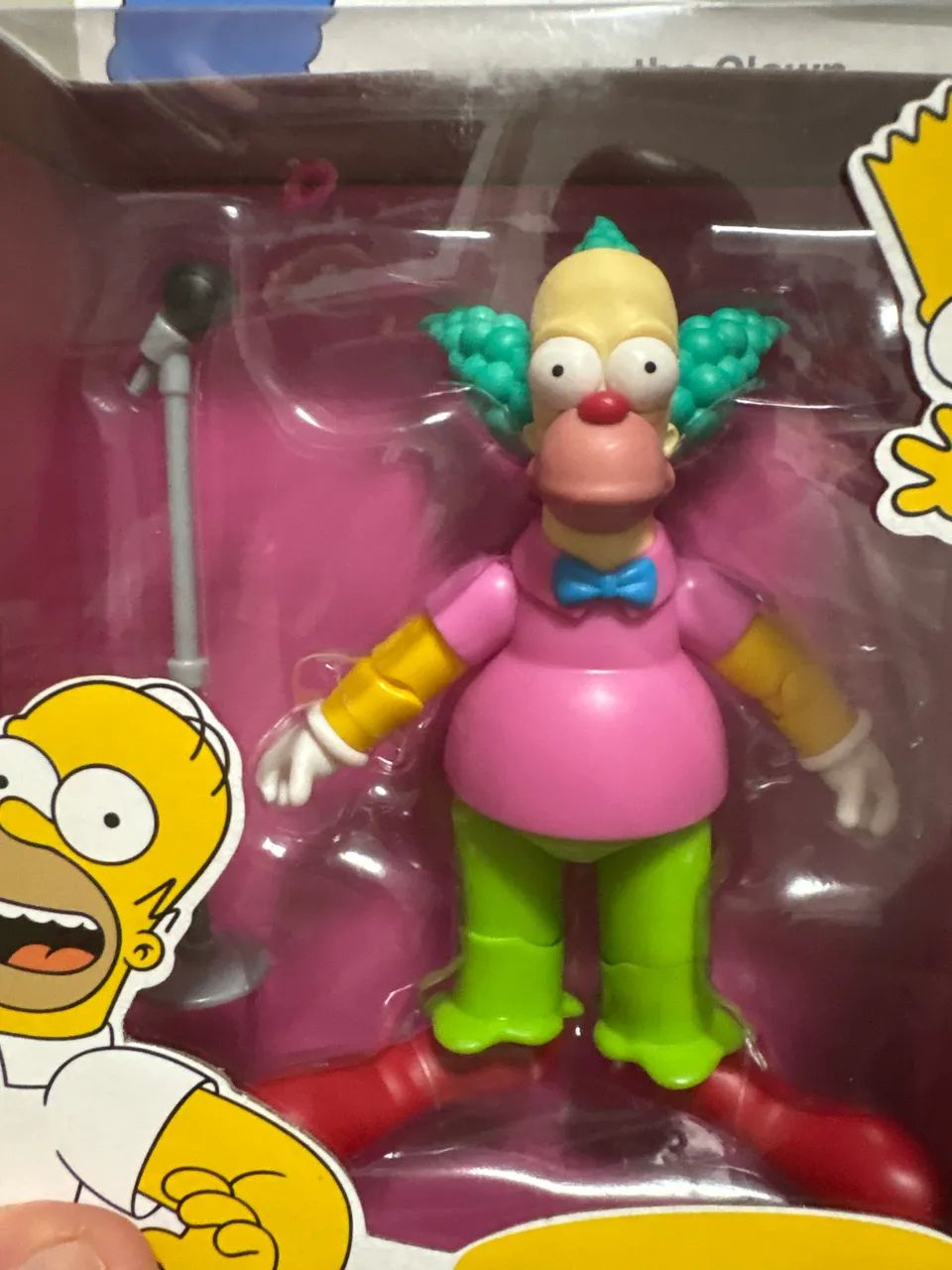 Action figure da jackks pacific, os Simpsons, personagem Krusty de 5 polegadas, novo  - Foto 4