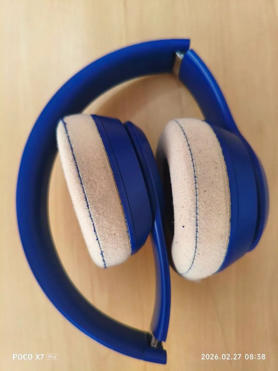 Fones de ouvido sem fio Beats Solo 3, com Bluetooth, na cor azul. - Foto 5