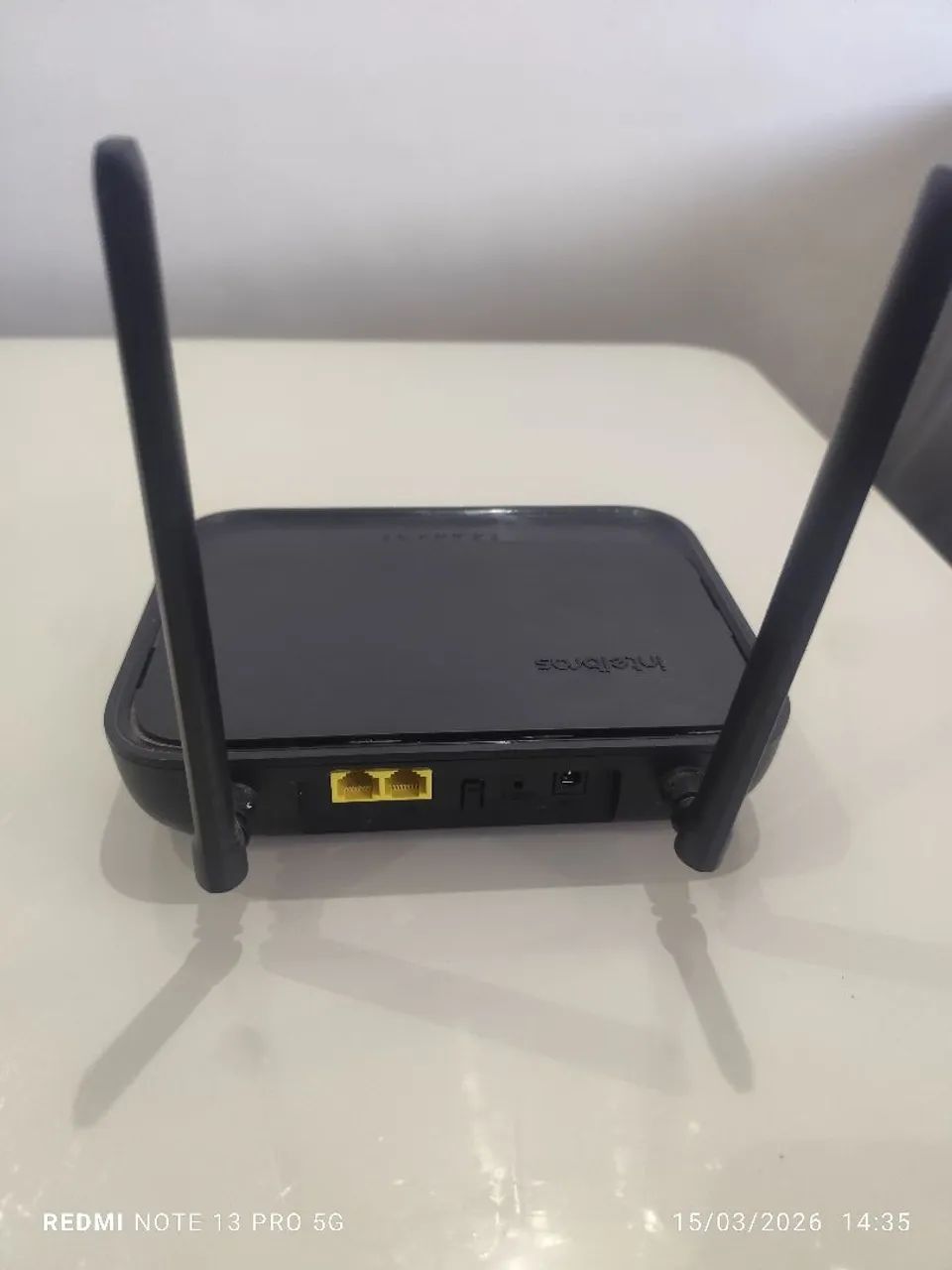 Modem 2p Modem Óptico Pon Lan 2p Ac Wifiber 1200r Wi-fi - Intelbras Cor Preto ...