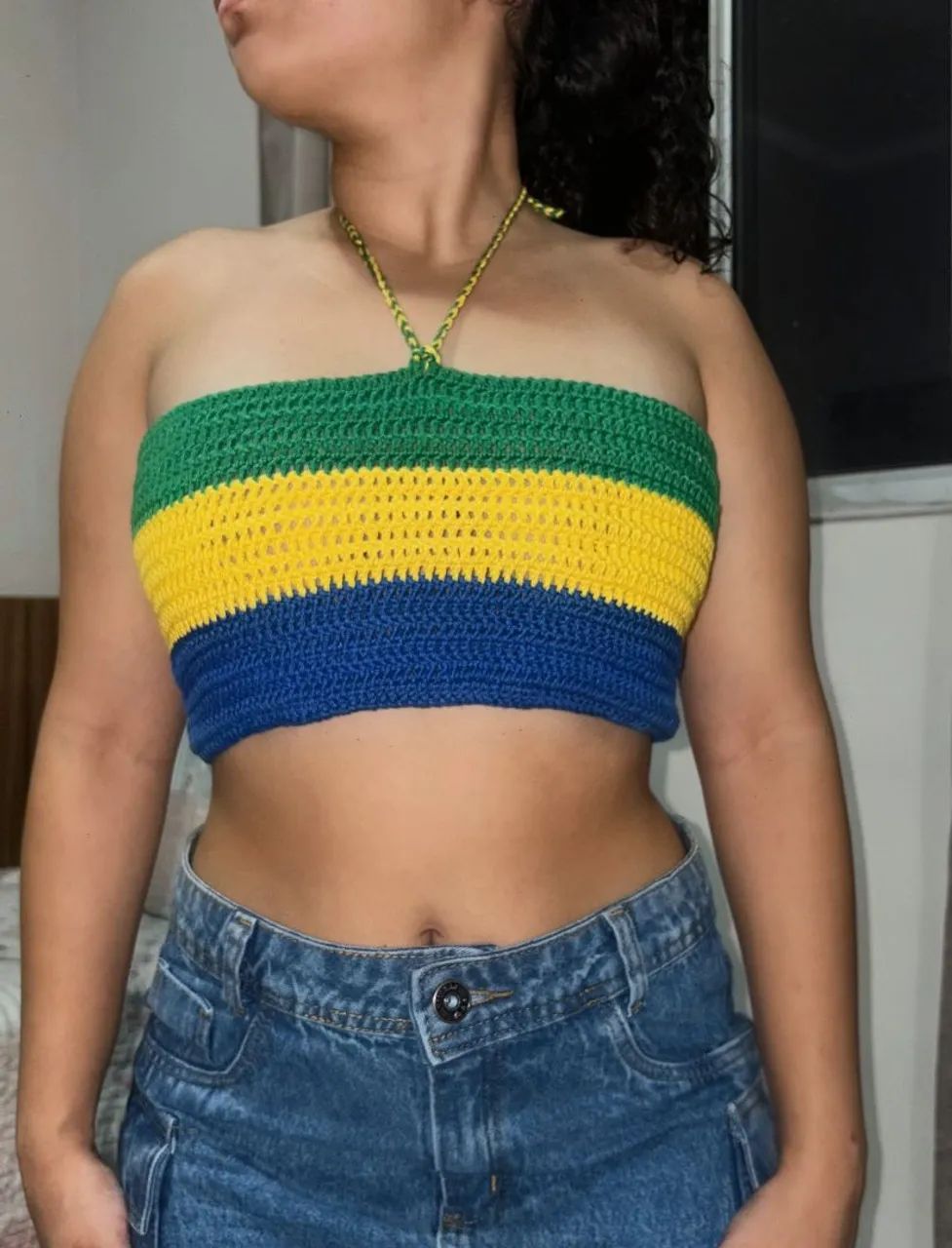 Blusa Brasil Crochê  - Foto 2