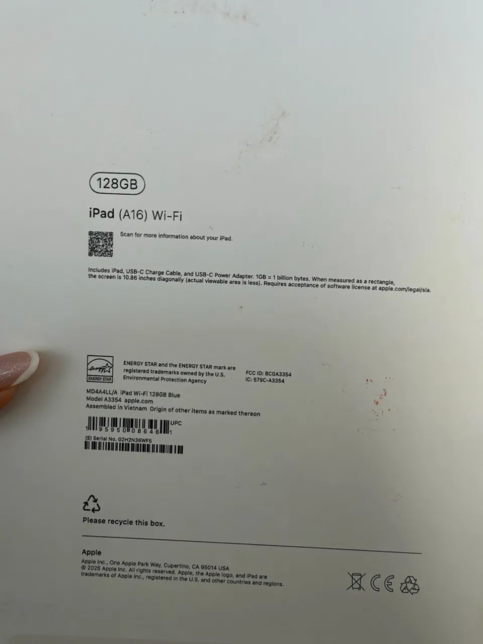 Ipad A16 Azul 128gb - Foto 5