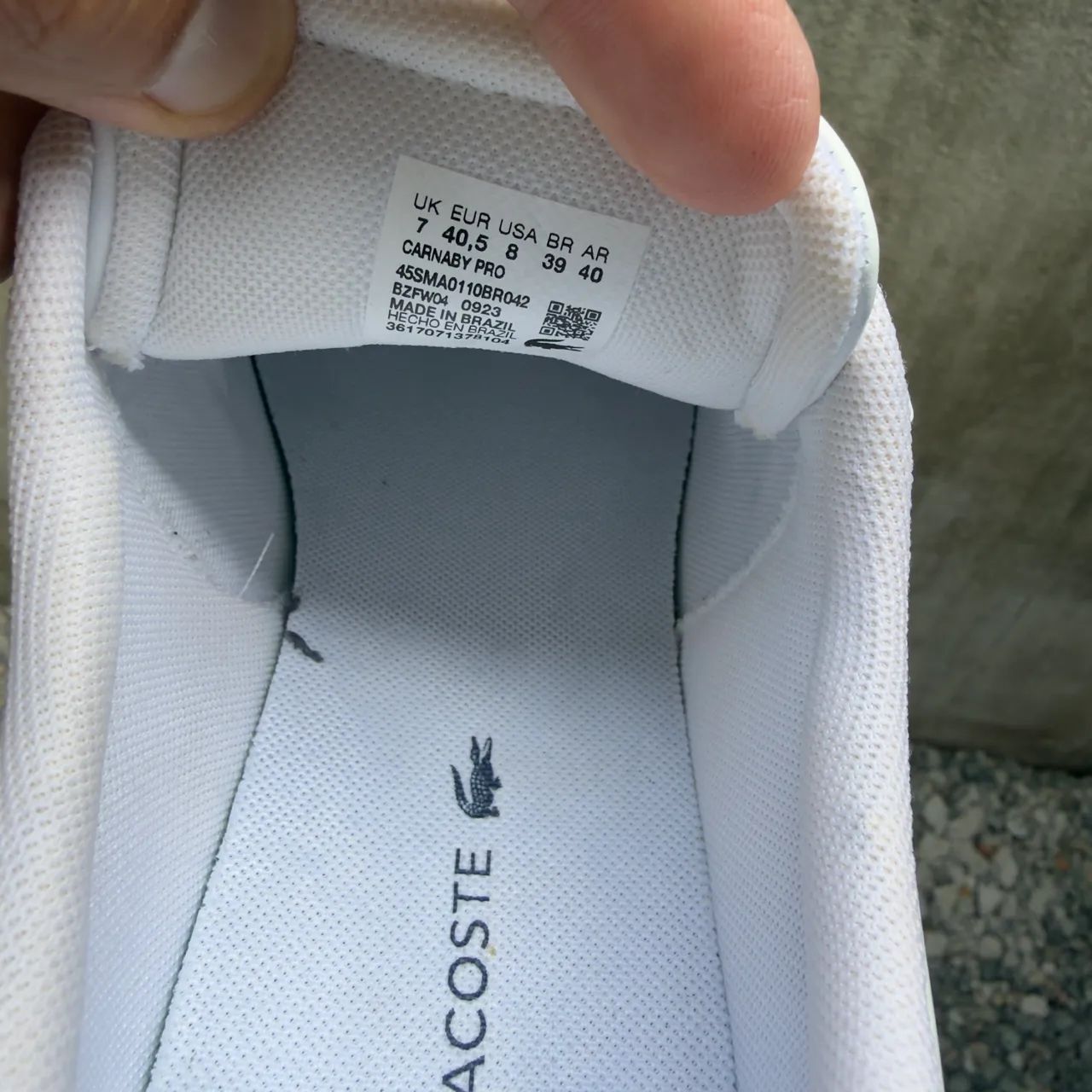 Tênis Lacoste Carnaby Pro branco  - Foto 2