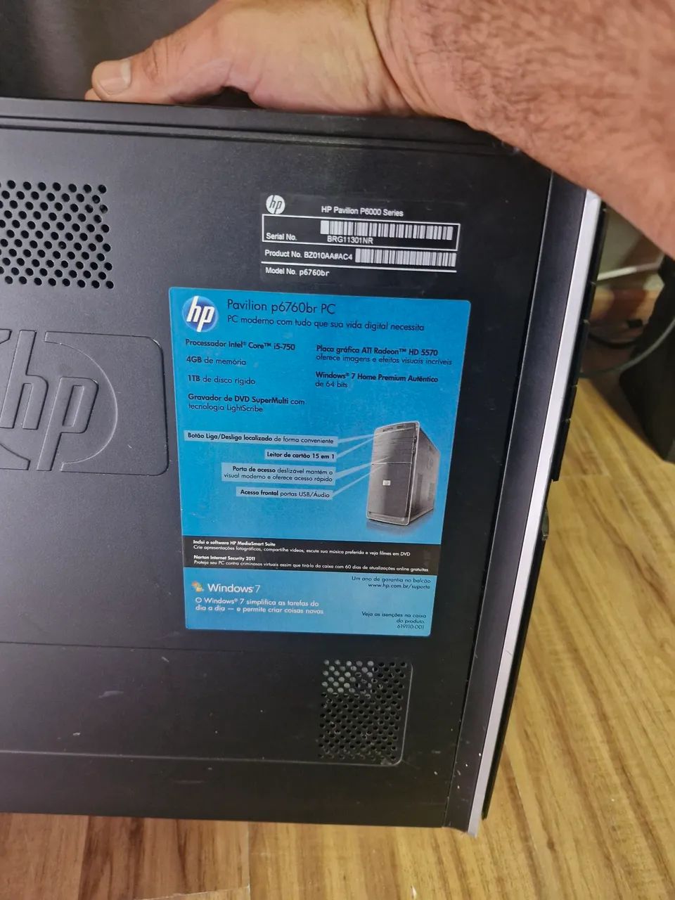 Computador HP Pavilion p6760br PC - Foto 3