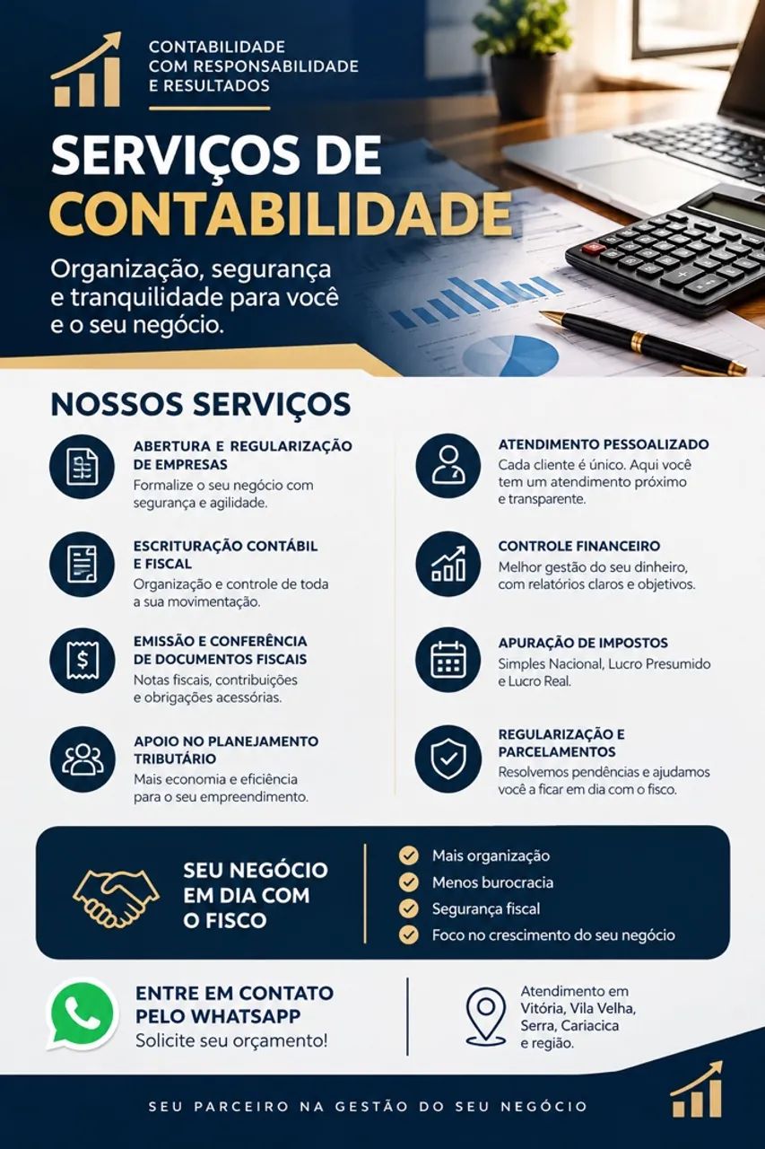 Serviços de apoio contábil 