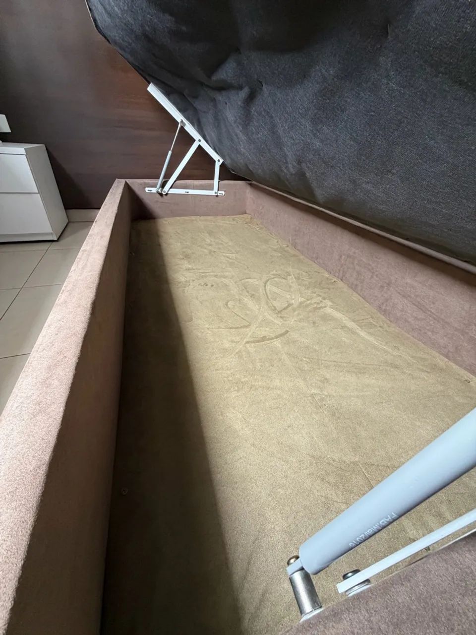 Cama box baú solteiro completa - Foto 5