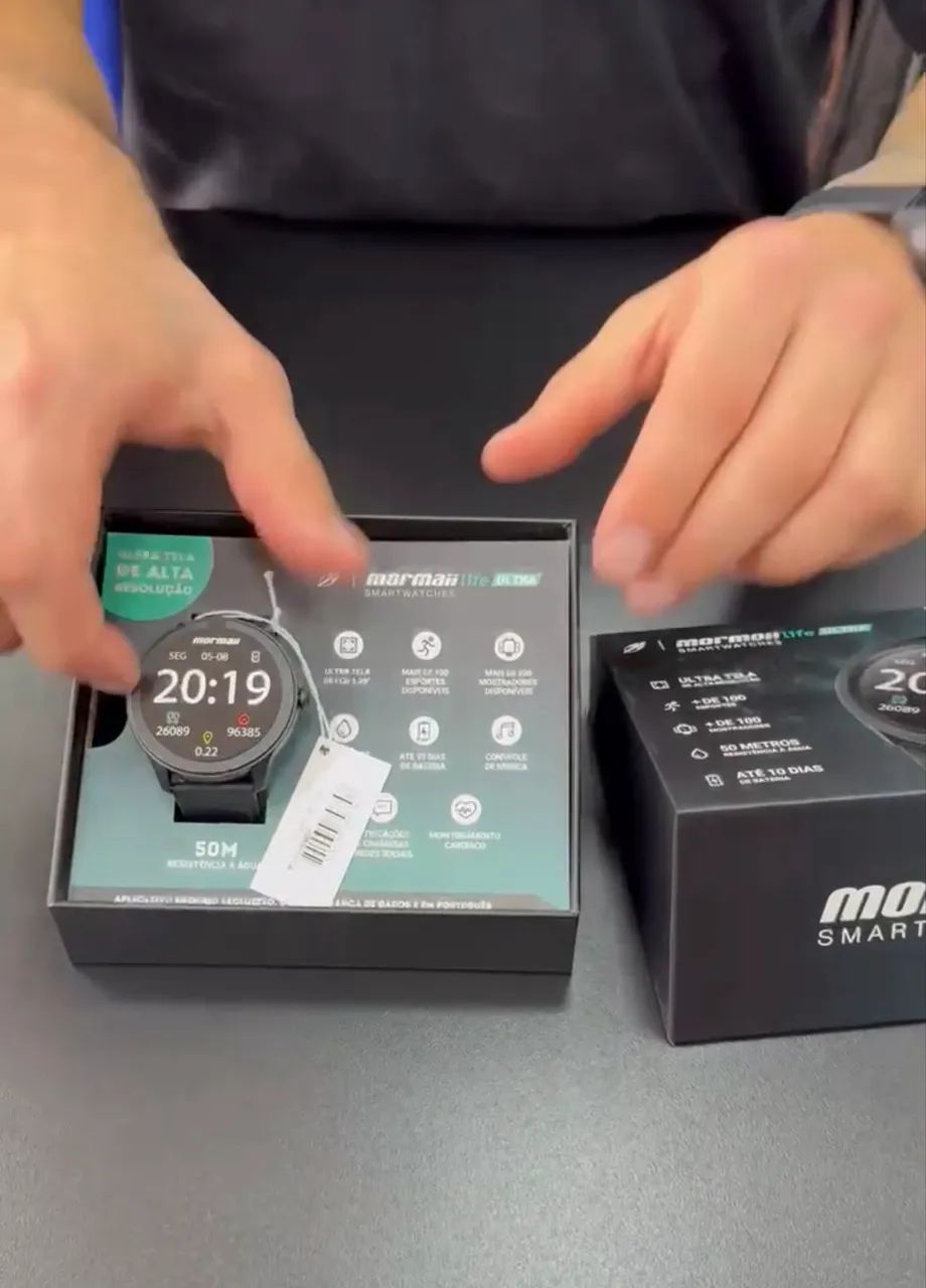Smartwatch mormaii novo