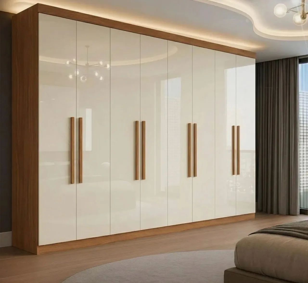 Guarda roupa 8 portas e 4 gavetas internas em mega Promoção!