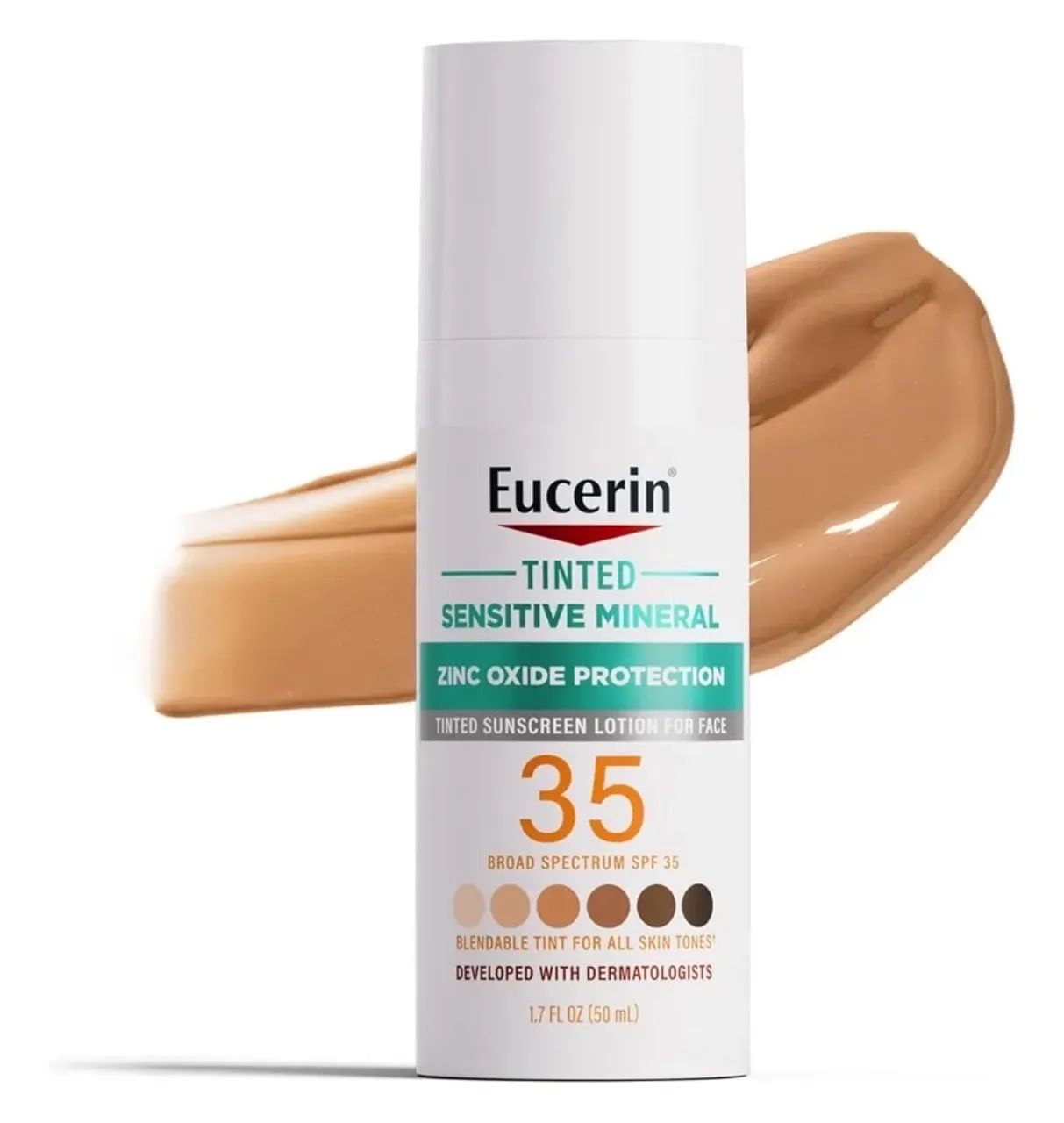 Sunscreen Lotion Eucerin Sun Tinted Mineral Spf 35 50ml  - Foto 2