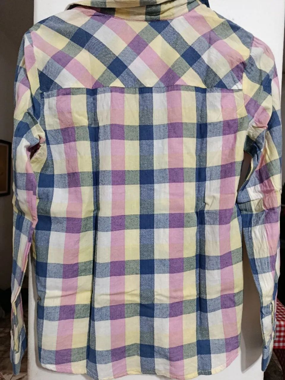 Camisa xadrez colorida 44 - Foto 5