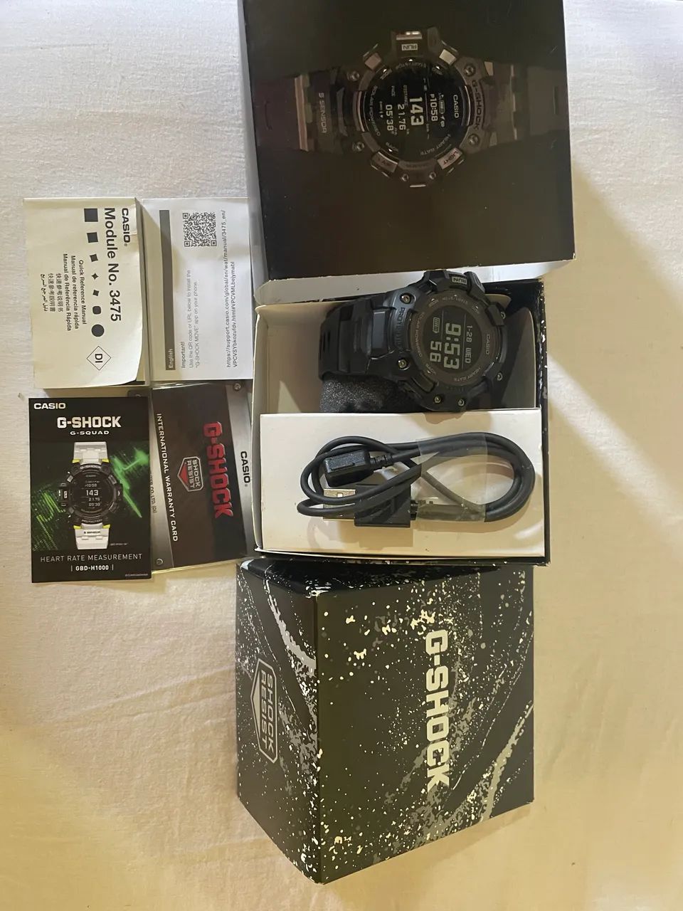 SamatWatch Casio G-Shock G-squad GBD-H1000 - Foto 2