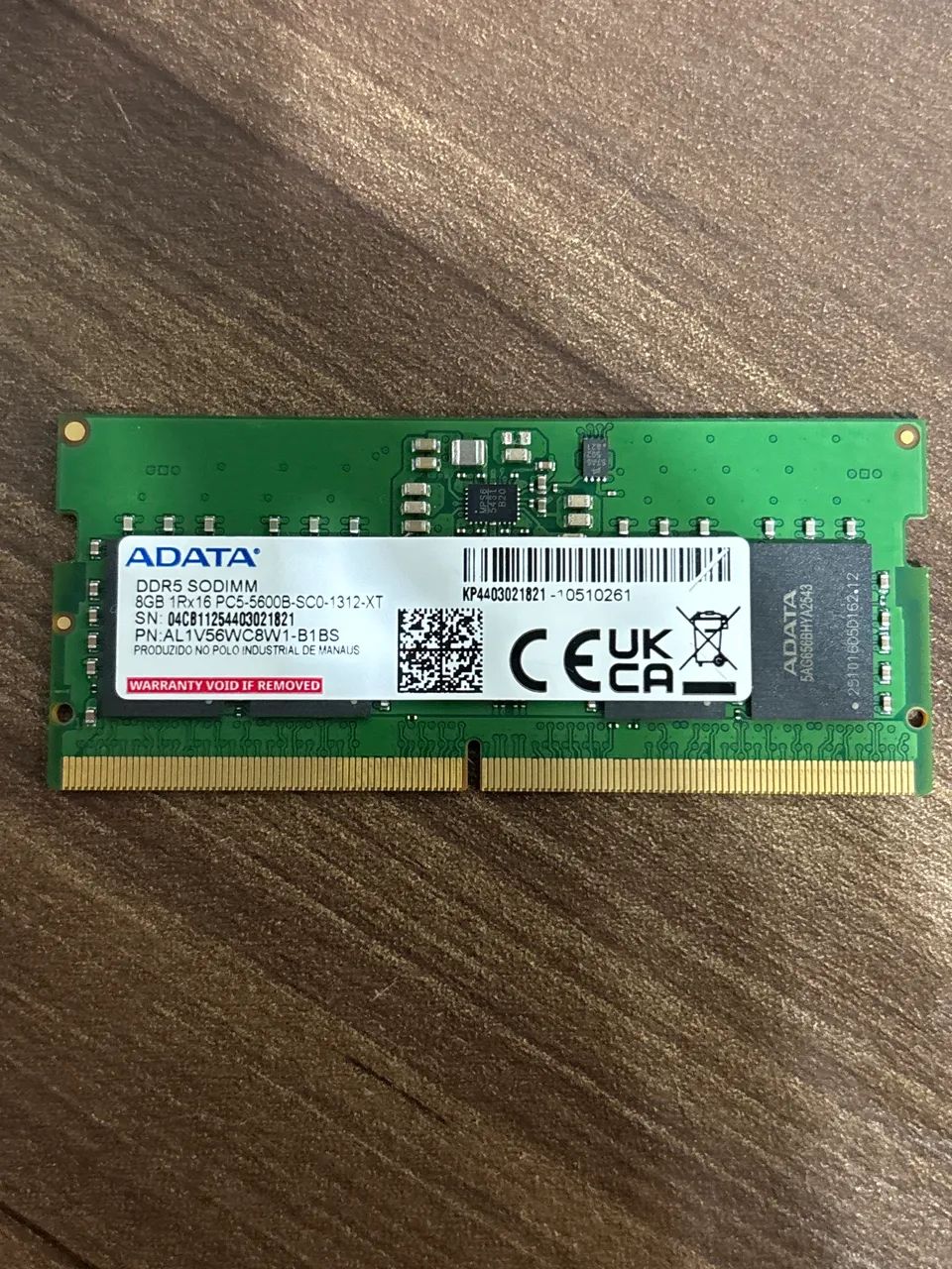 Memória ram Adata 8Gb DDR5 5600MHz
