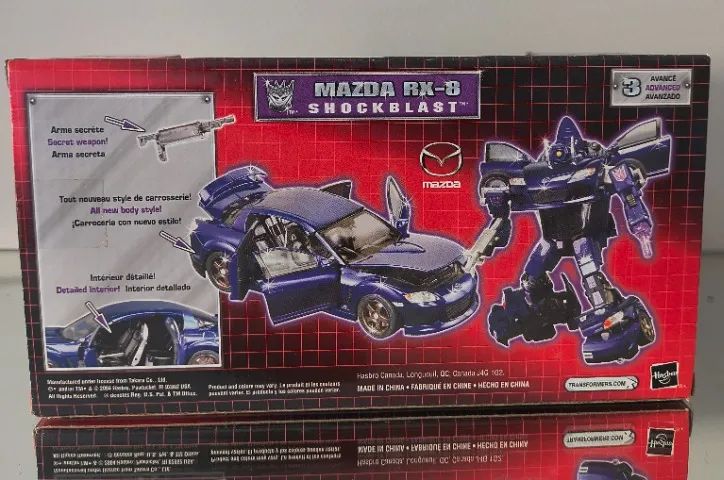 Figure Transformers Alternators Decepticon Shockblast Mazda RX-8