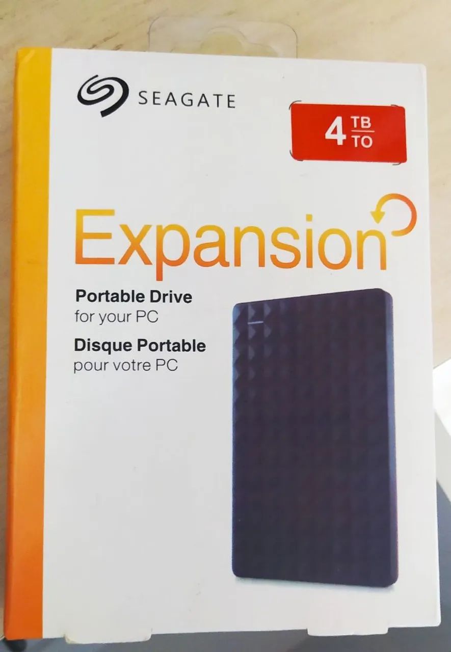 HD 4 TB seagate pronto para uso!