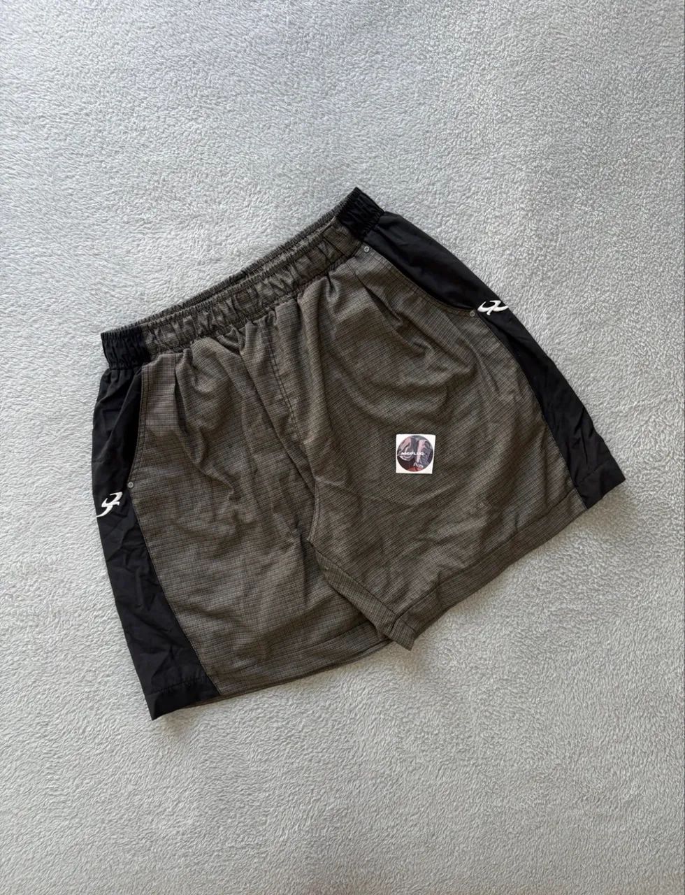 Short Barra Crew B Garça Xadrez 