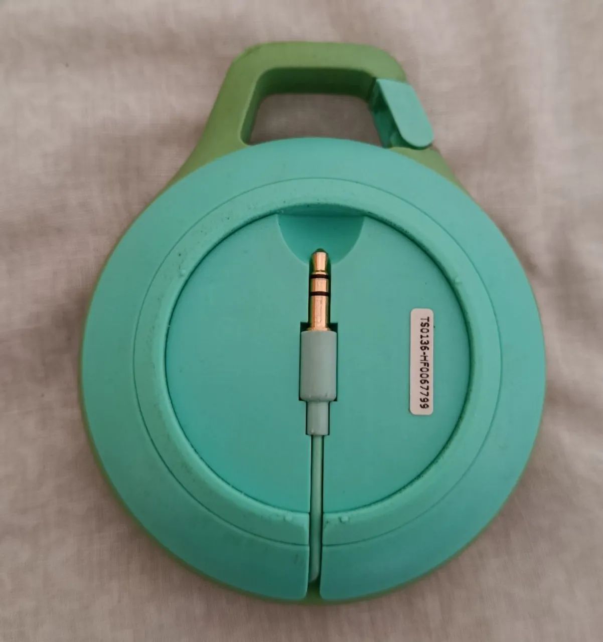 Mini Caixa de som JBL clip+ Verde com cabo e  mosquetão.  - Foto 5
