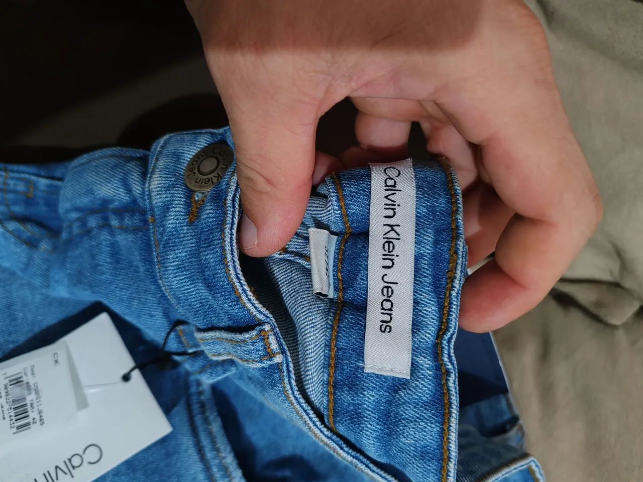 Calça Slim Calvin Klein Original n42 - Foto 5