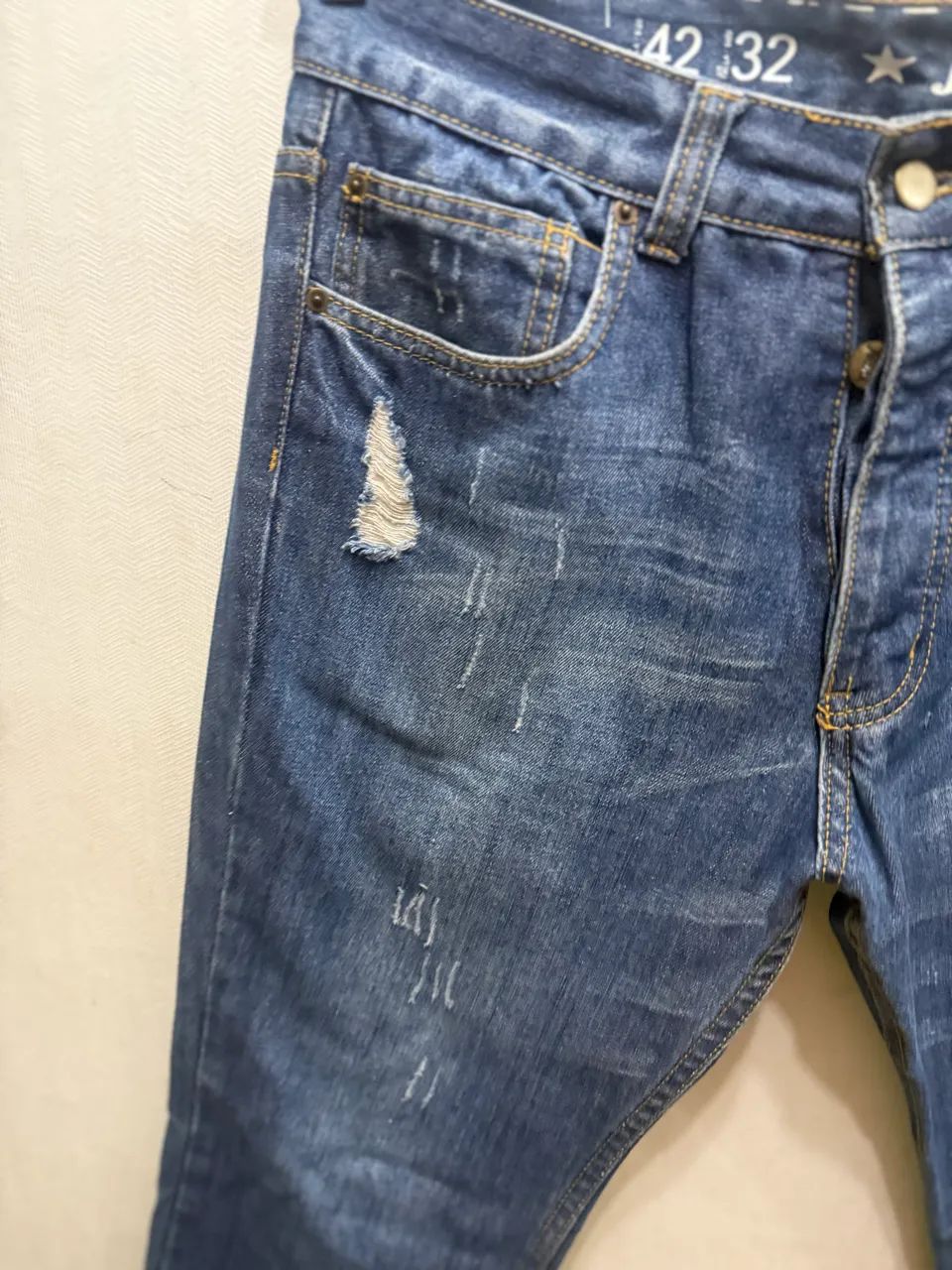 Calça blanco jeans, tamanho 42, seminova  - Foto 3