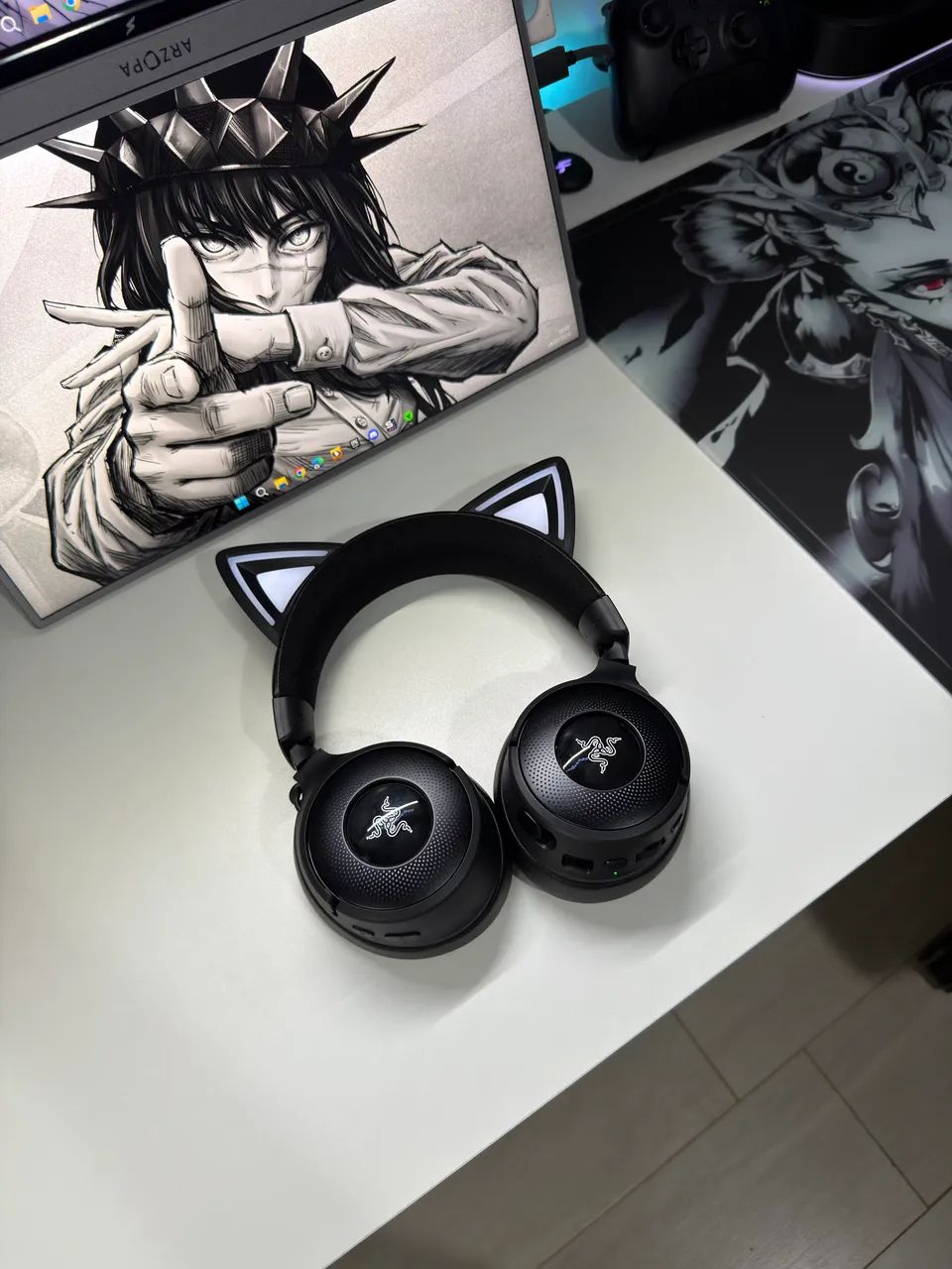 Headset Razer Kraken Kitty V3 PRO