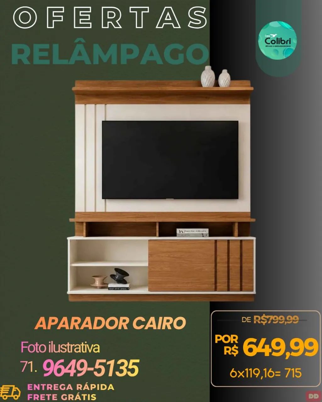 Rack/Painel Combo  - Foto 5