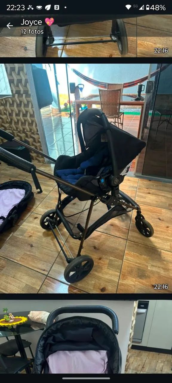 Carrinho de bebê duplo, com duas funções - Foto 4