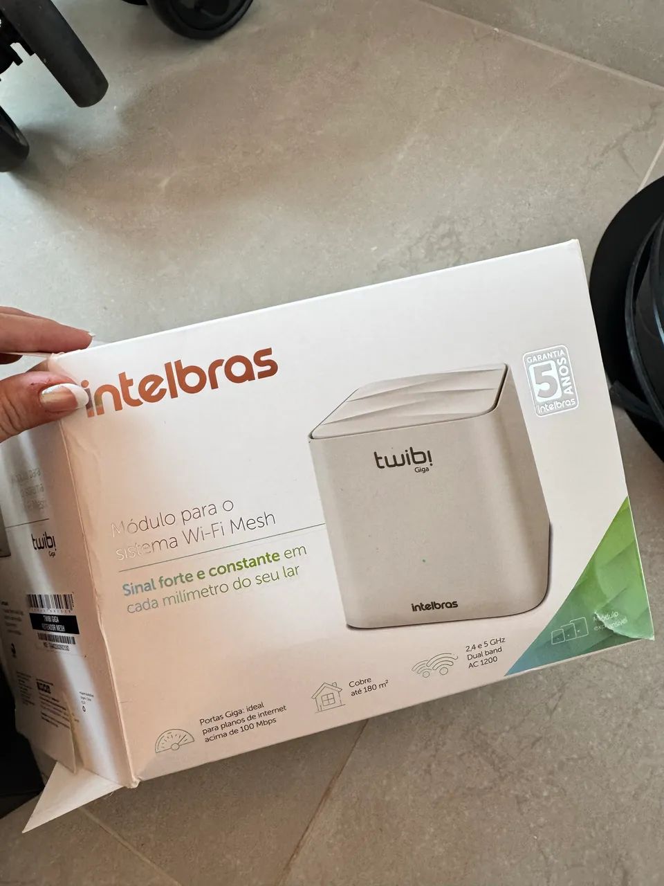 Kit 2x Intelbras Twibi Fast Wi-Fi Mesh - na caixa - Foto 2