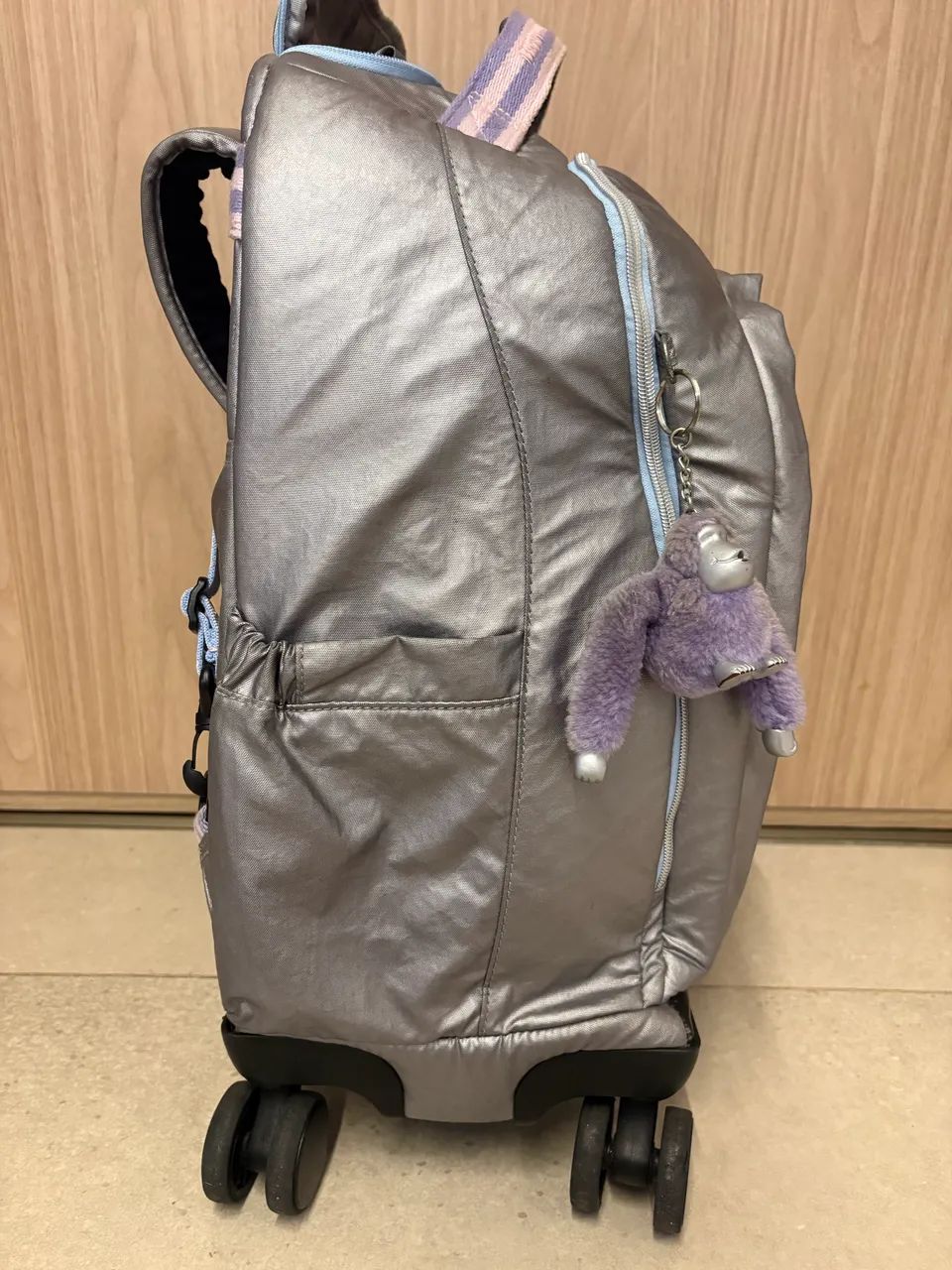Mochila kipling Prata  - Foto 2