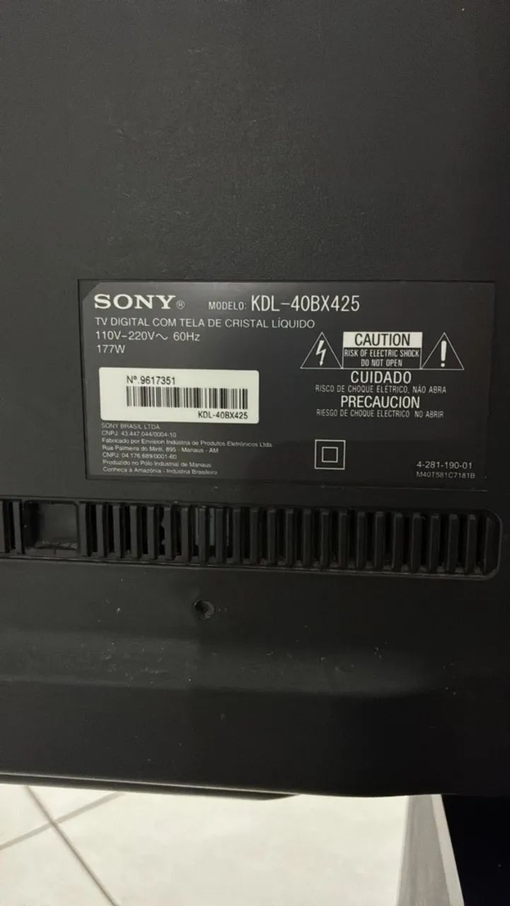 TV SONY BRAVIA 40 polegadas  - Foto 4