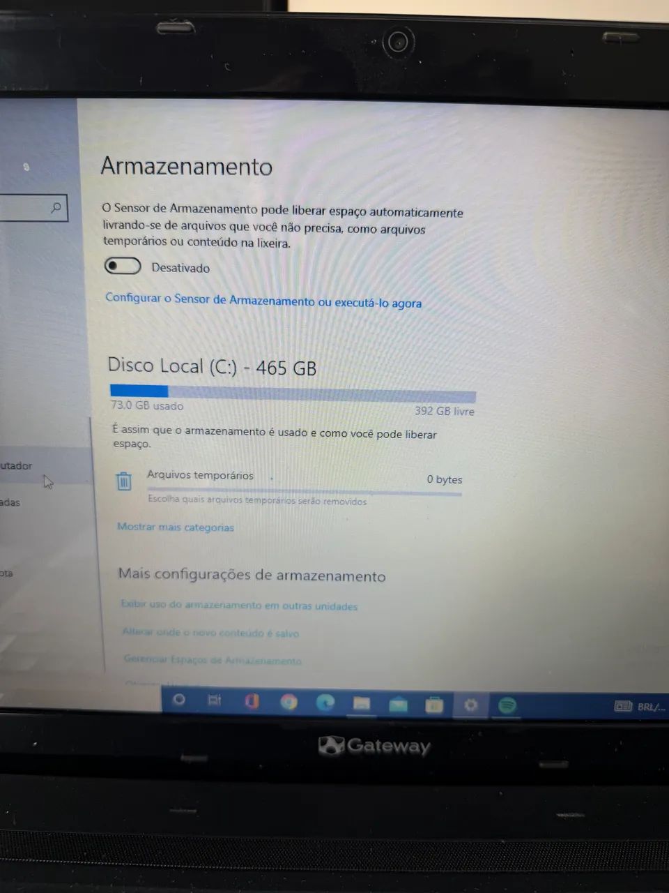 Notebook Gateway I5 3ª 8 gb RAM  - Foto 4