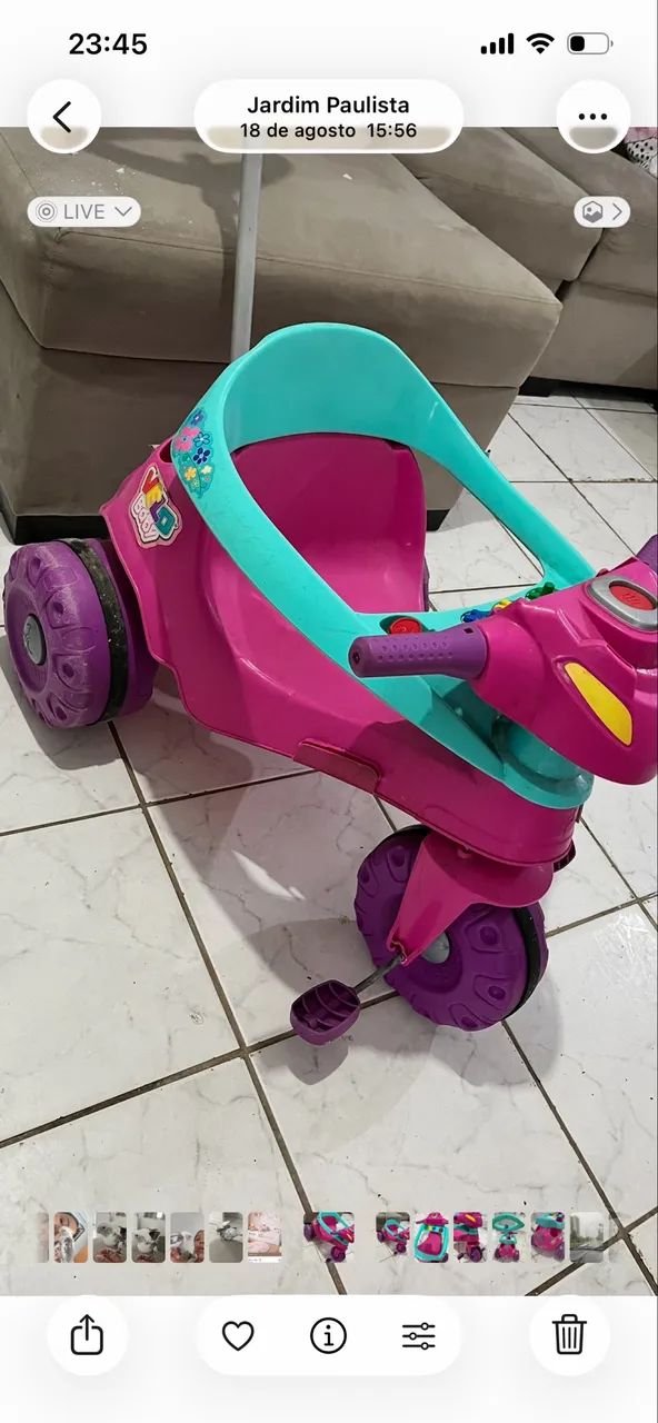 Triciclo infantil 