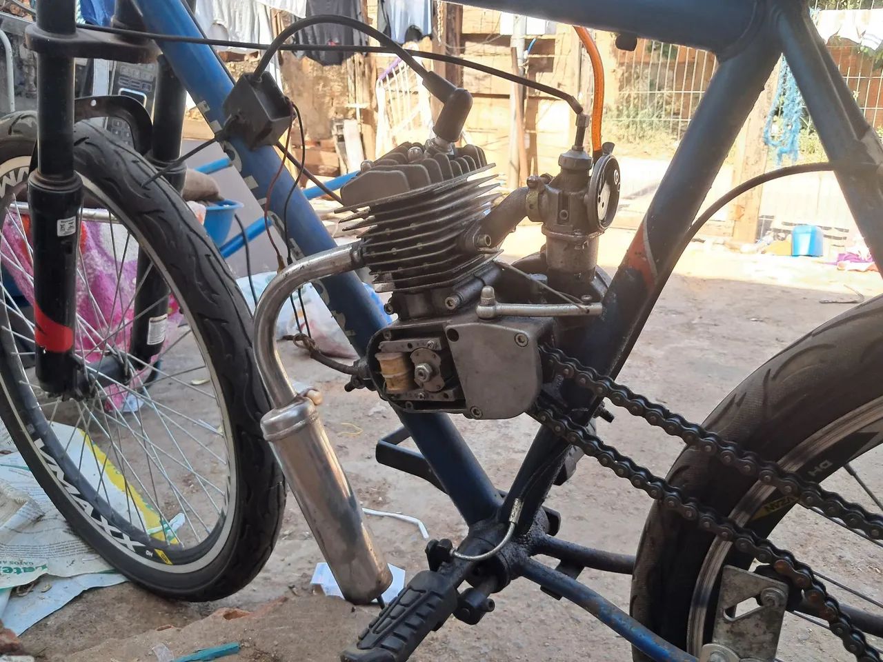 Vendo bi bicicleta motorizada ou faço troca - Foto 4