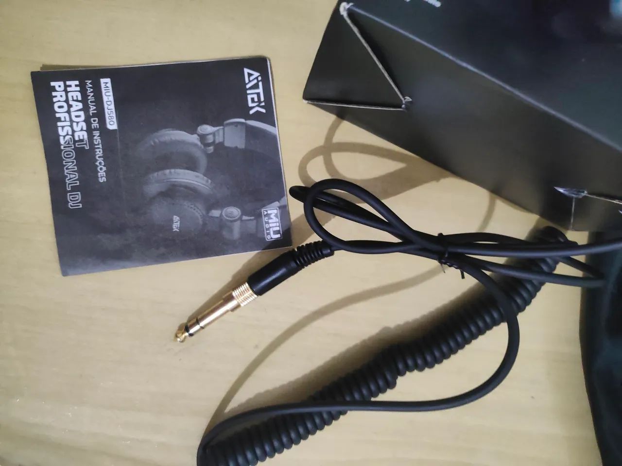 Fone de ouvido DJ profissional novo  - Foto 5