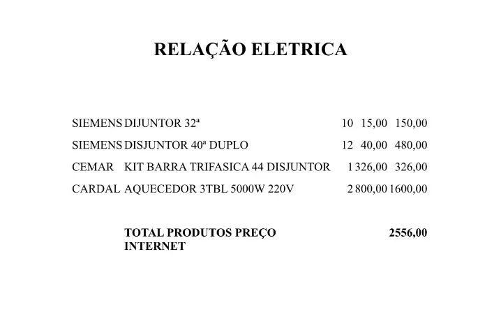 Aquecedor, disjuntor e barramento - Foto 3