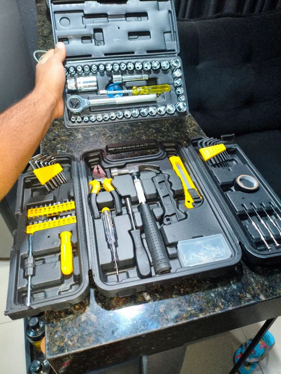 Kit com 2 maletas de ferramentas  - Foto 2