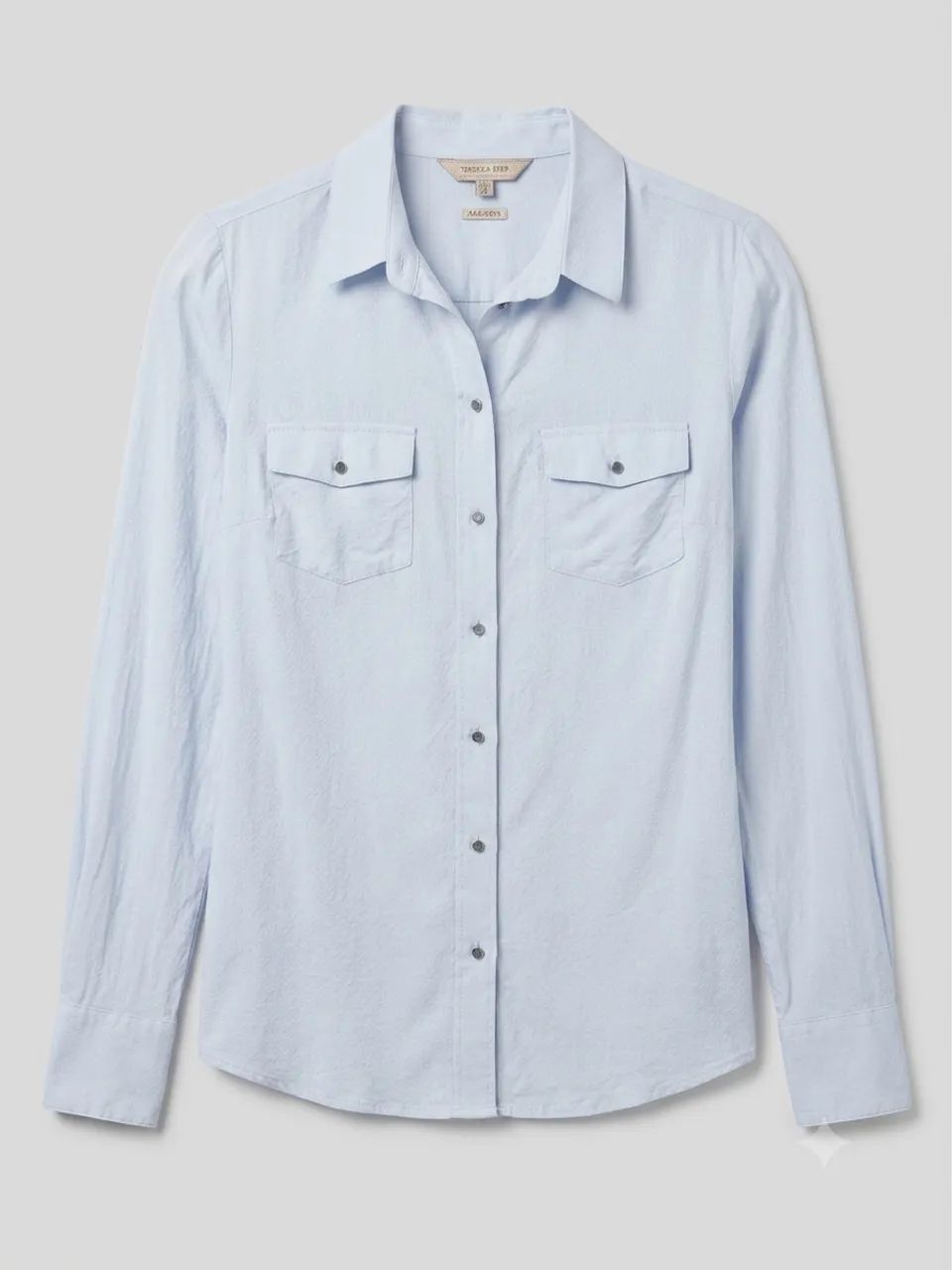 Blusa social azul